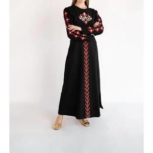 sachin and babi light blue dress Red Vintage Cheongsam Red Lehenga for Wedding with Long Sleeves and Sequins main image 1